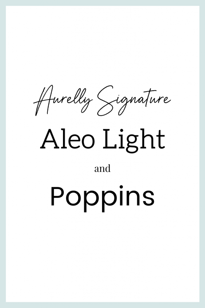 Aurelly, Aleo, and Poppins Font For Branding + Web Design